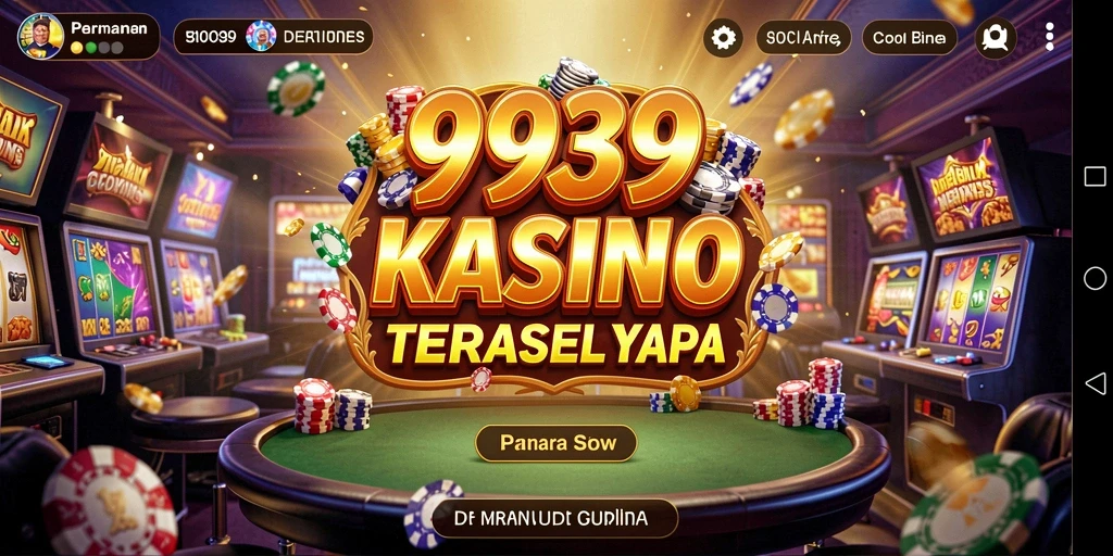 Tampilan gameplay menarik di aplikasi Kasino 9939.