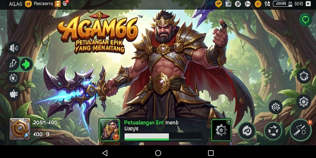Screenshot dari gameplay AGAM66 yang menampilkan petualangan seru.