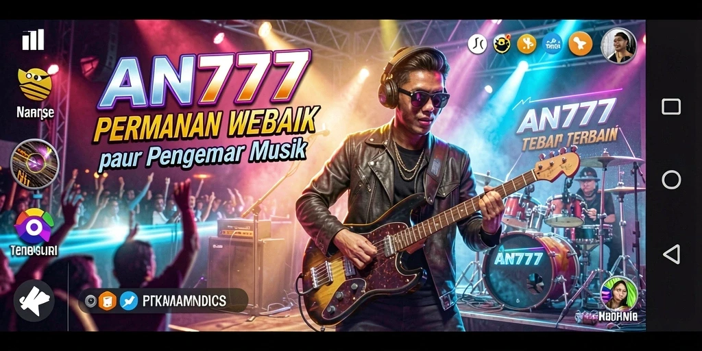 Tampilan gameplay AN777 yang menarik dengan berbagai pilihan lagu.