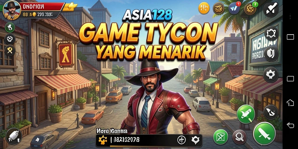 Screenshot ASIA128 menampilkan gameplay Tycoon yang menarik.