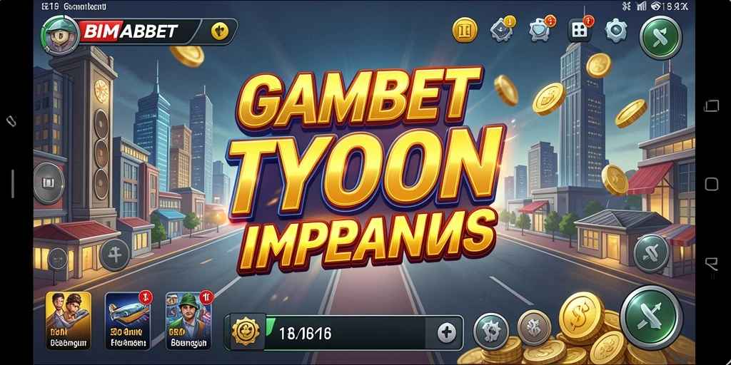 Screenshot gameplay <strong>BIMABET</strong> yang menggambarkan keseruan membangun bisnis.