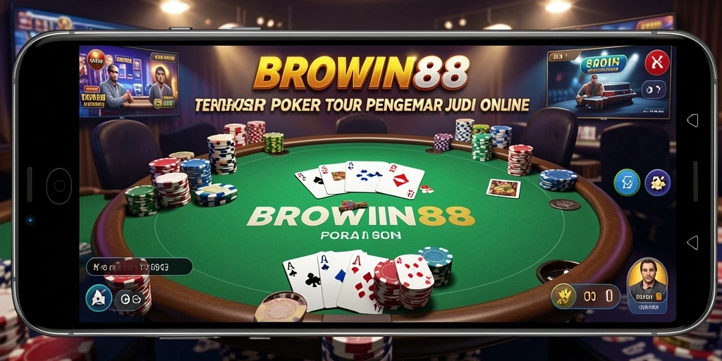 Tampilan gameplay Poker yang menarik dan menegangkan.