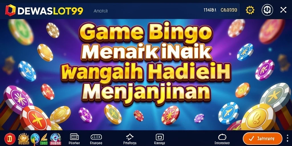 Screenshot DEWASLOT99 menampilkan serunya bermain Bingo.