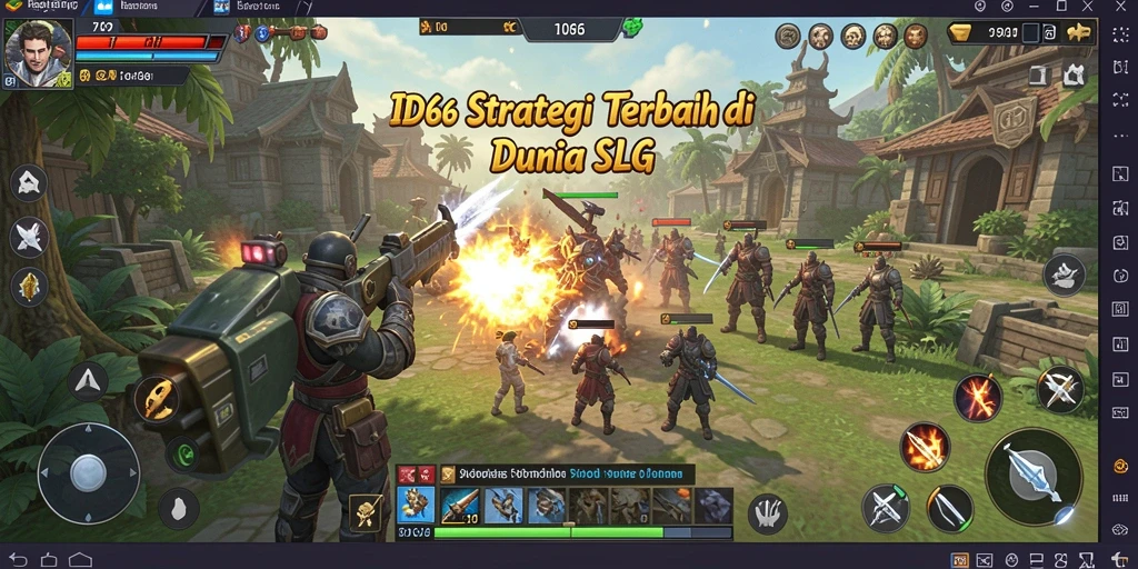 Screenshot ID66 menunjukkan pertarungan strategis yang menarik.