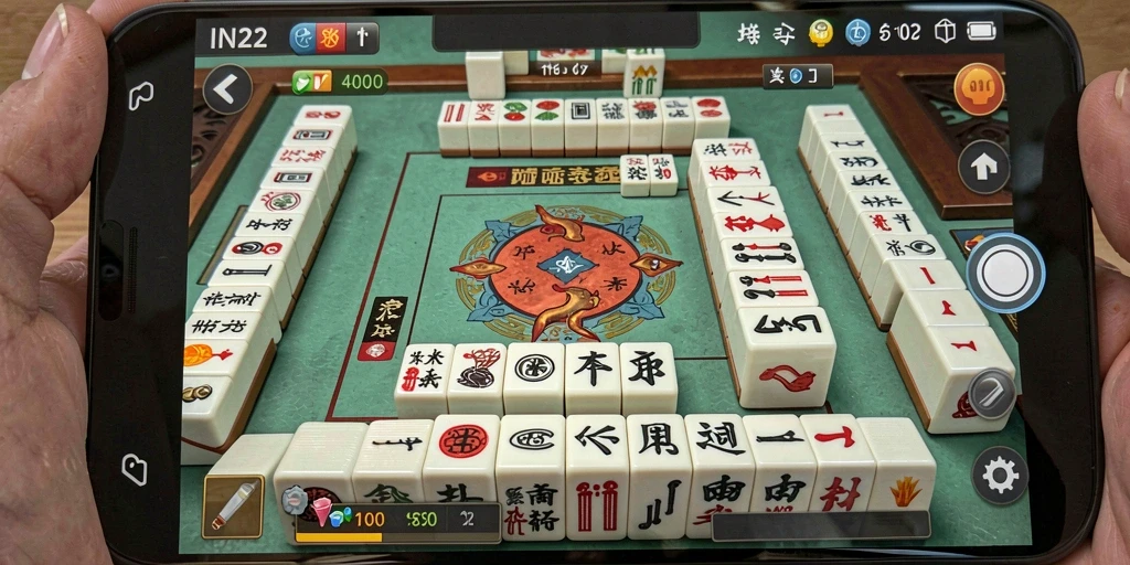 Tampilan menarik dari gameplay Mahjong IN22 dengan banyak level menantang.