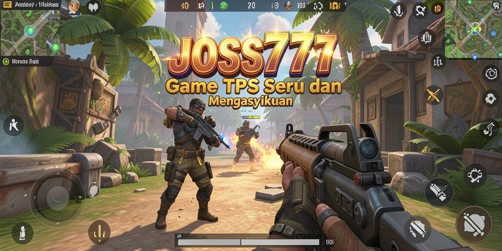 Gameplay seru dalam JOSS777 yang penuh aksi TPS.