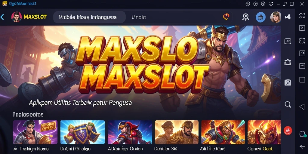 Tangkapan layar gameplay MAXSLOT yang menampilkan antarmuka pengguna yang ramah.