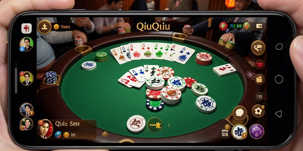 Gameplay seru dari T6 yang menampilkan kartu QiuQiu.