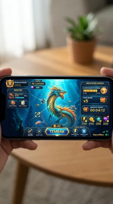 Menu kategori aplikasi di gacormax untuk akses cepat.